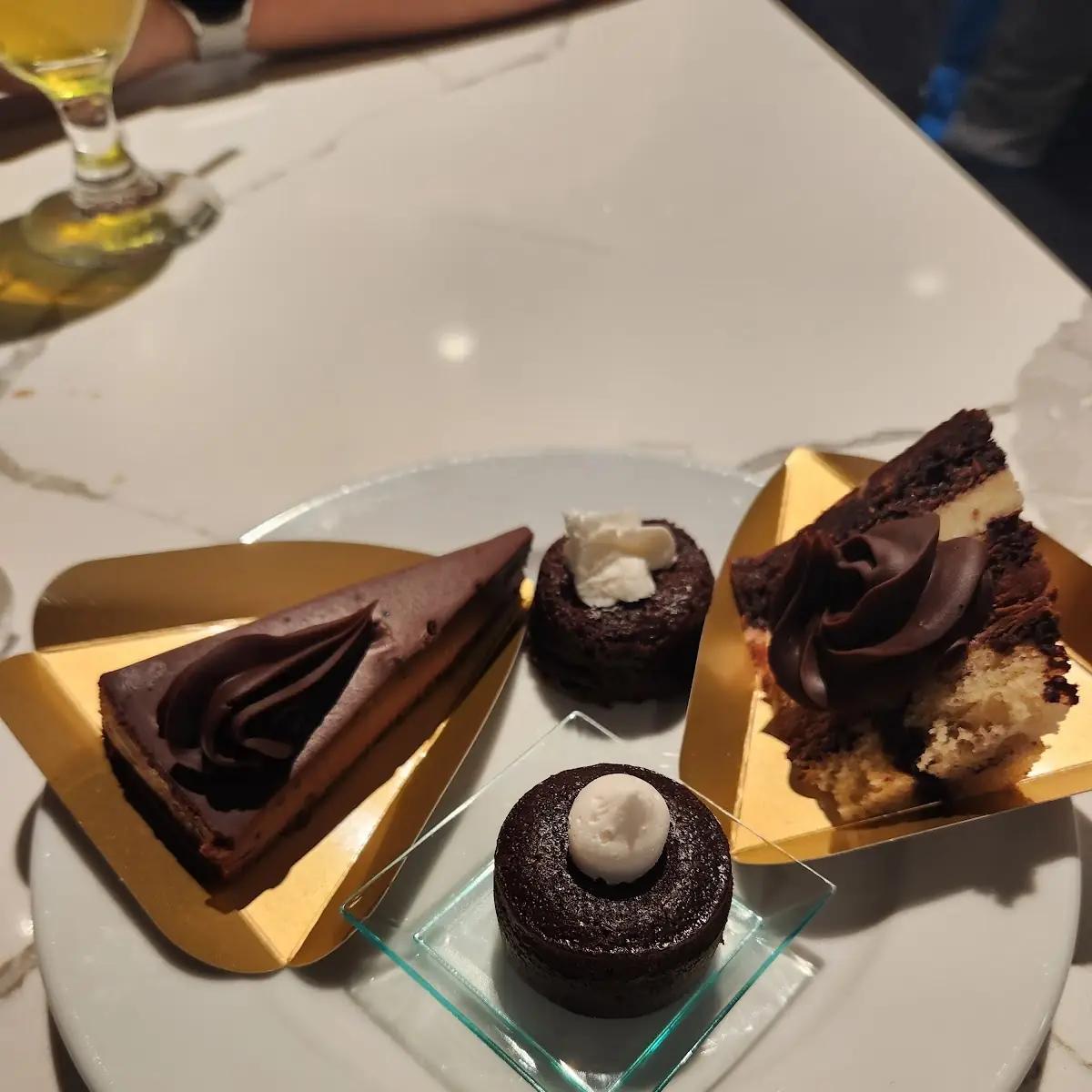 Mini Lava Cake Chocolate Cheesecake Chocolate Mousse Cake and Mini Cupcake