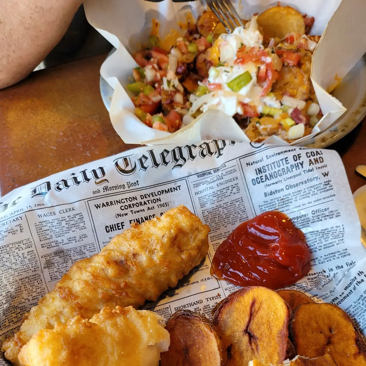Fish and Chips and Irish Nachos