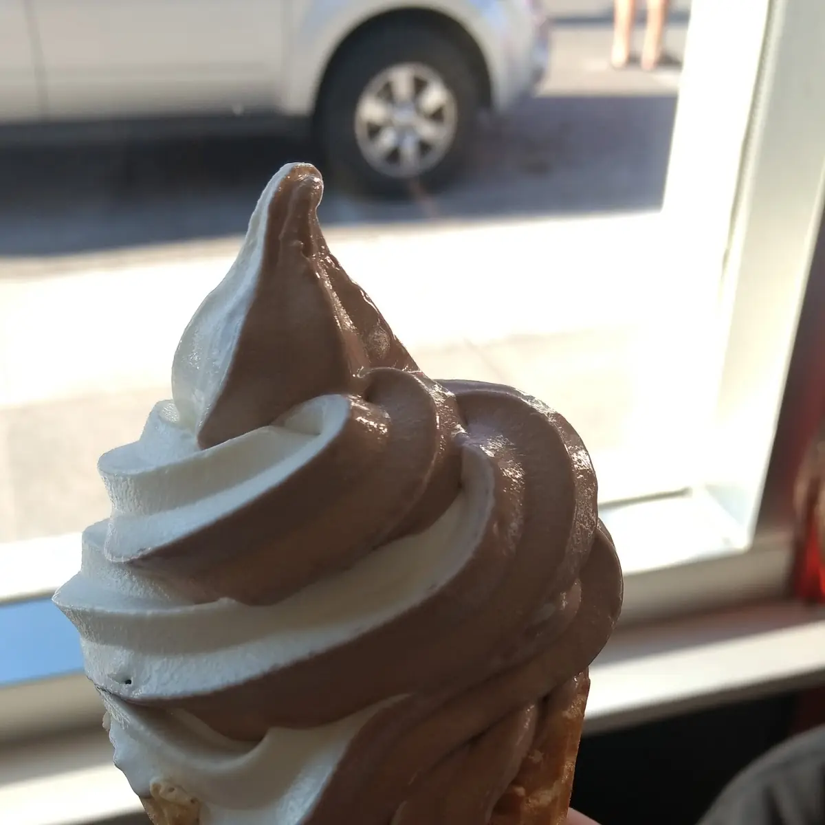 Vanilla Chocolate Soft Serve, Suzy's Ice Creamporium/Original Alberts