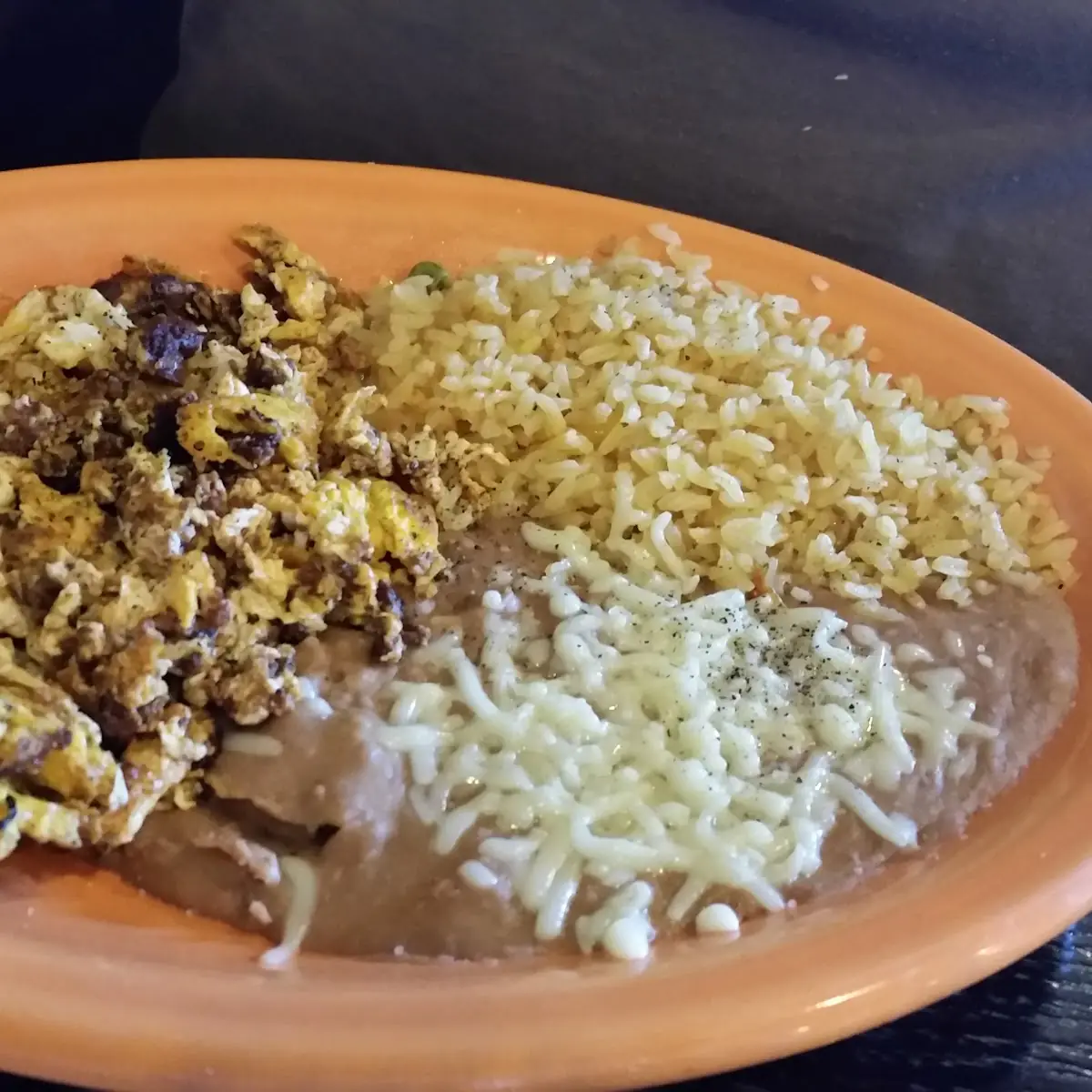 Grilled Chicken Rice & Refried Beans