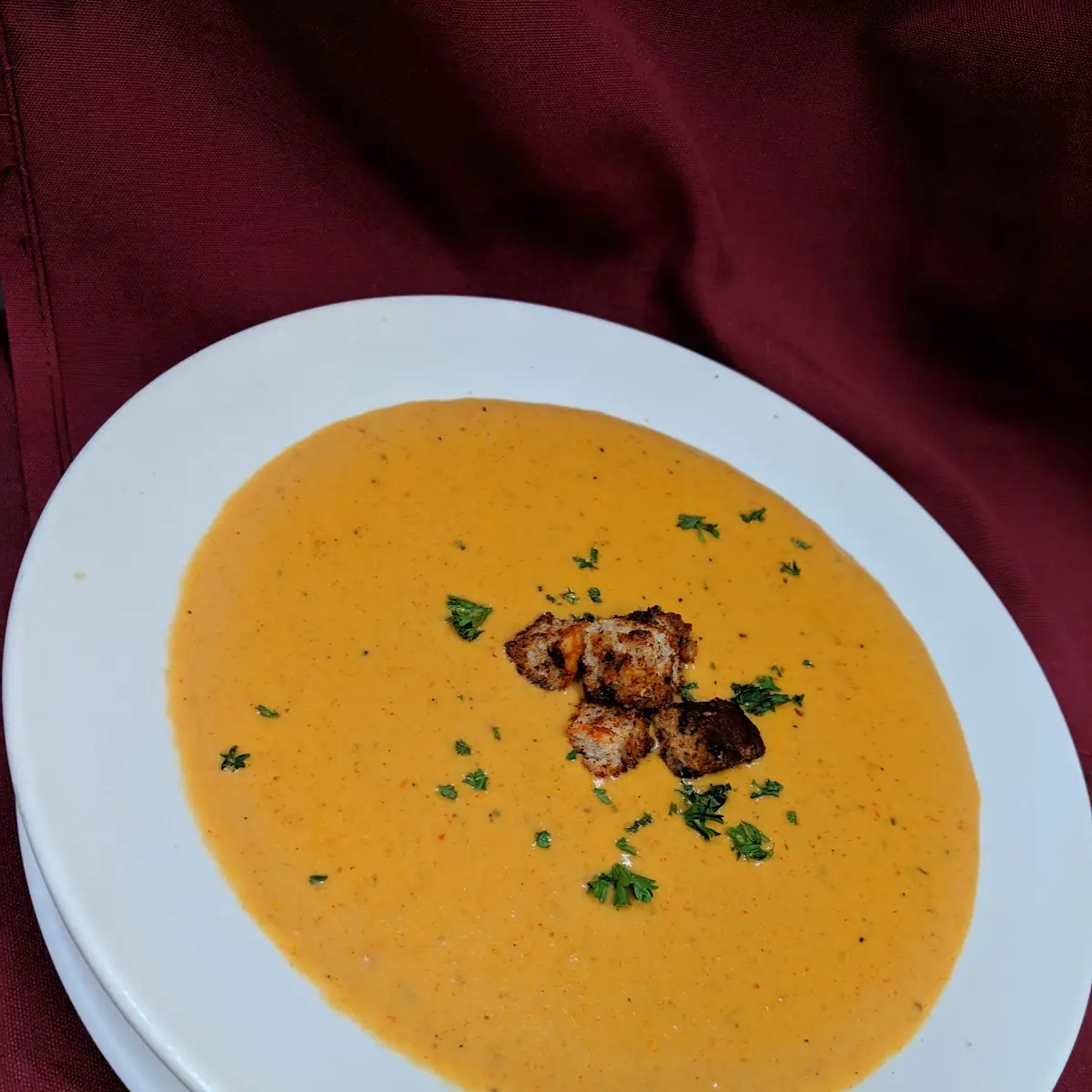 Roasted Red Bell Pepper Soup