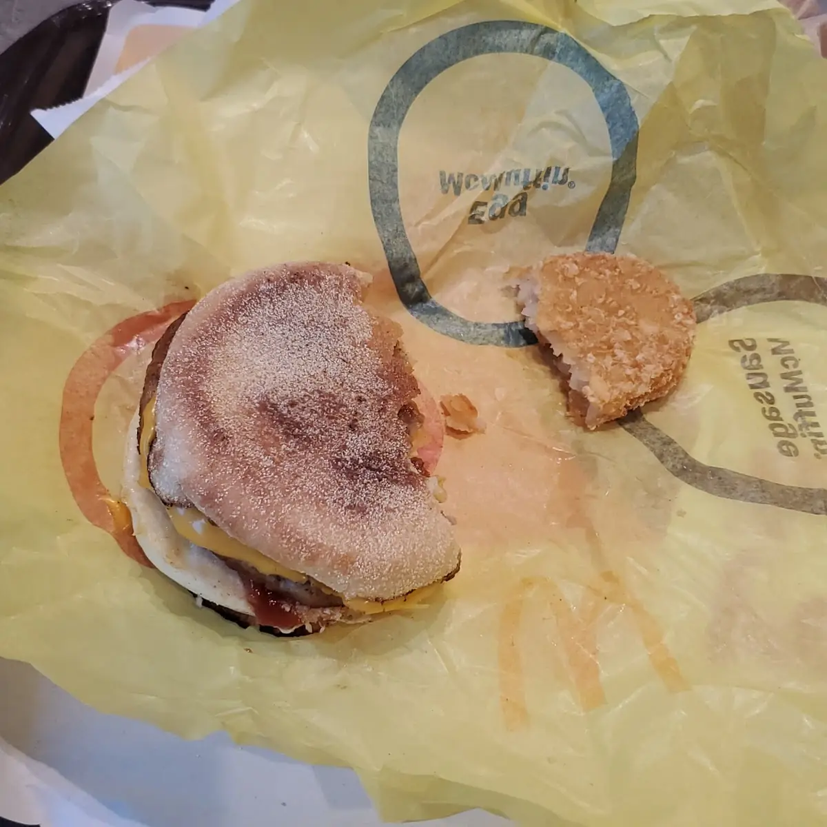Sausage and Egg Sandwich