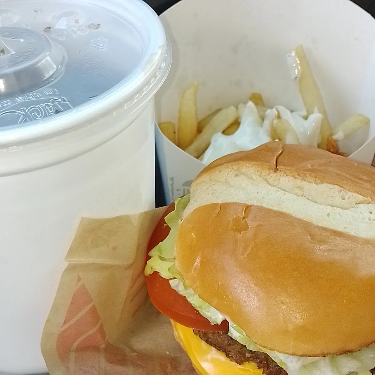 Jumbo Jack Cheeseburger