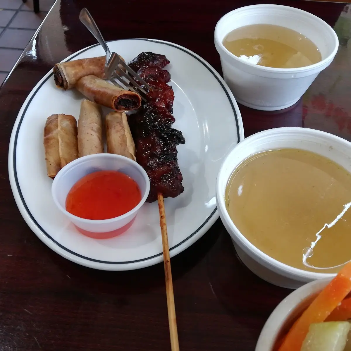 Shanghai Spring Roll and Skewer