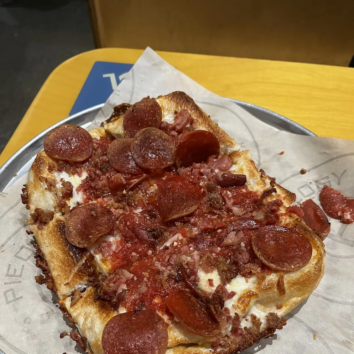 Pepperoni Pizza Deep Dish Cheese Pizza