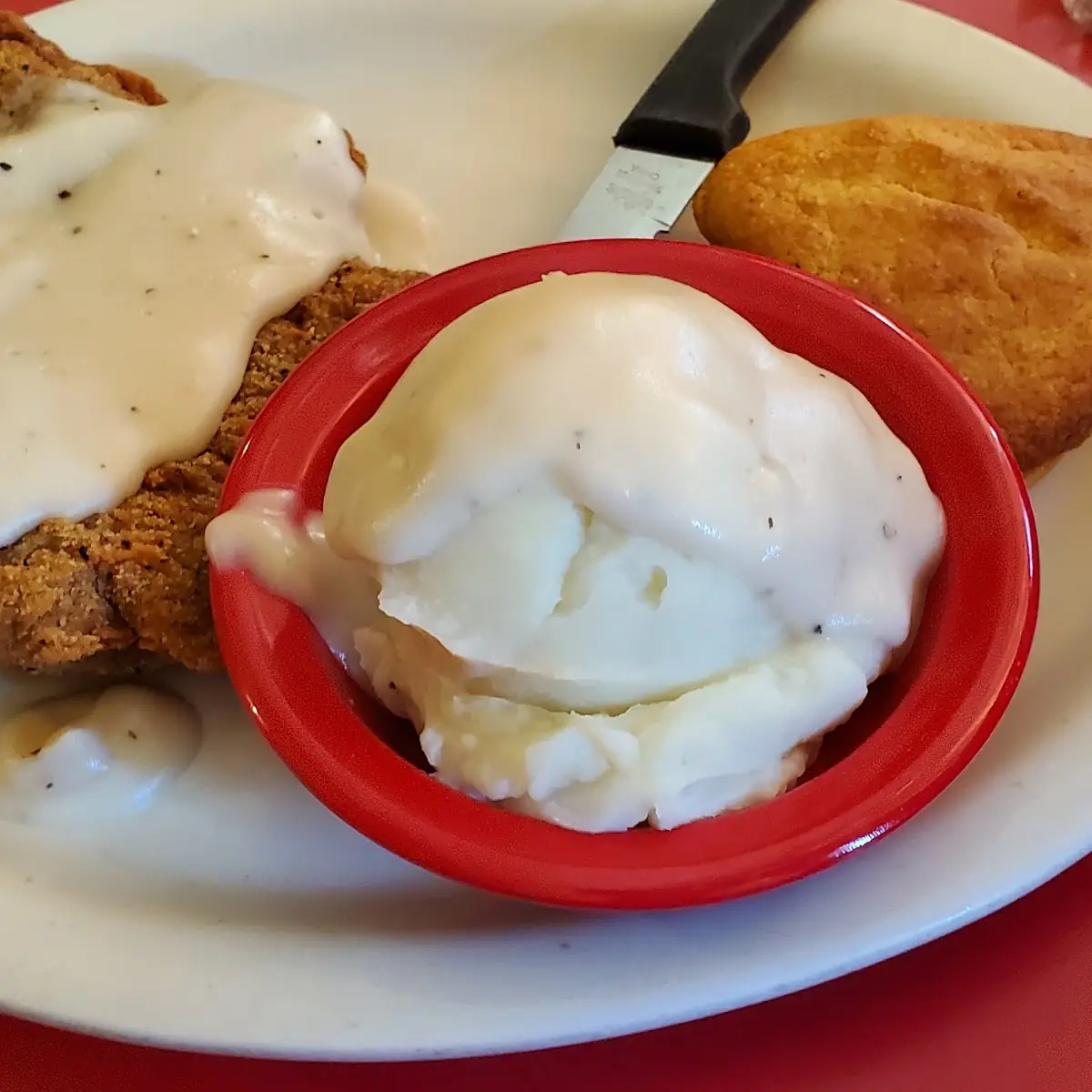 Country Fried Steak and Mashed Potatoes