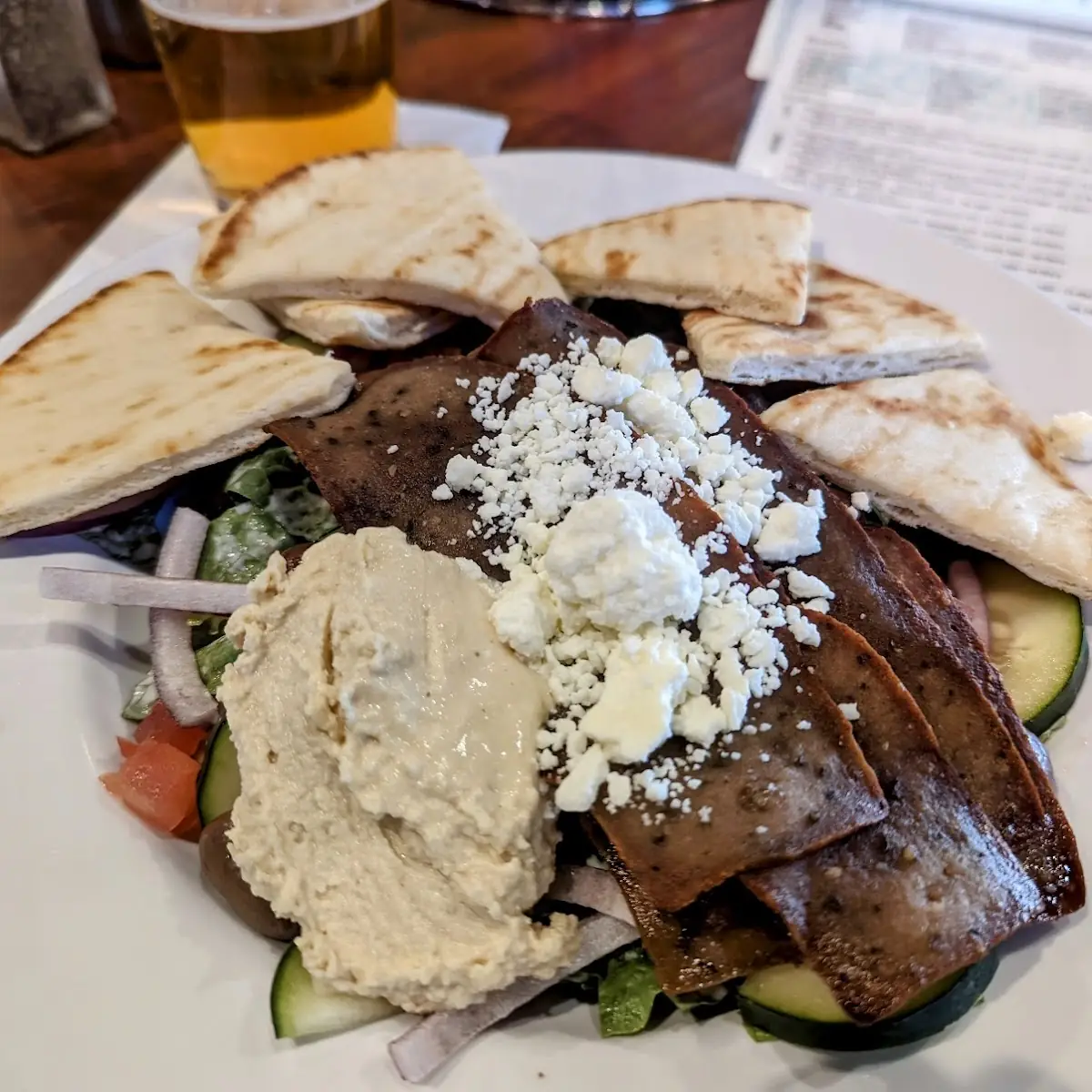 Greek Salad Gyro