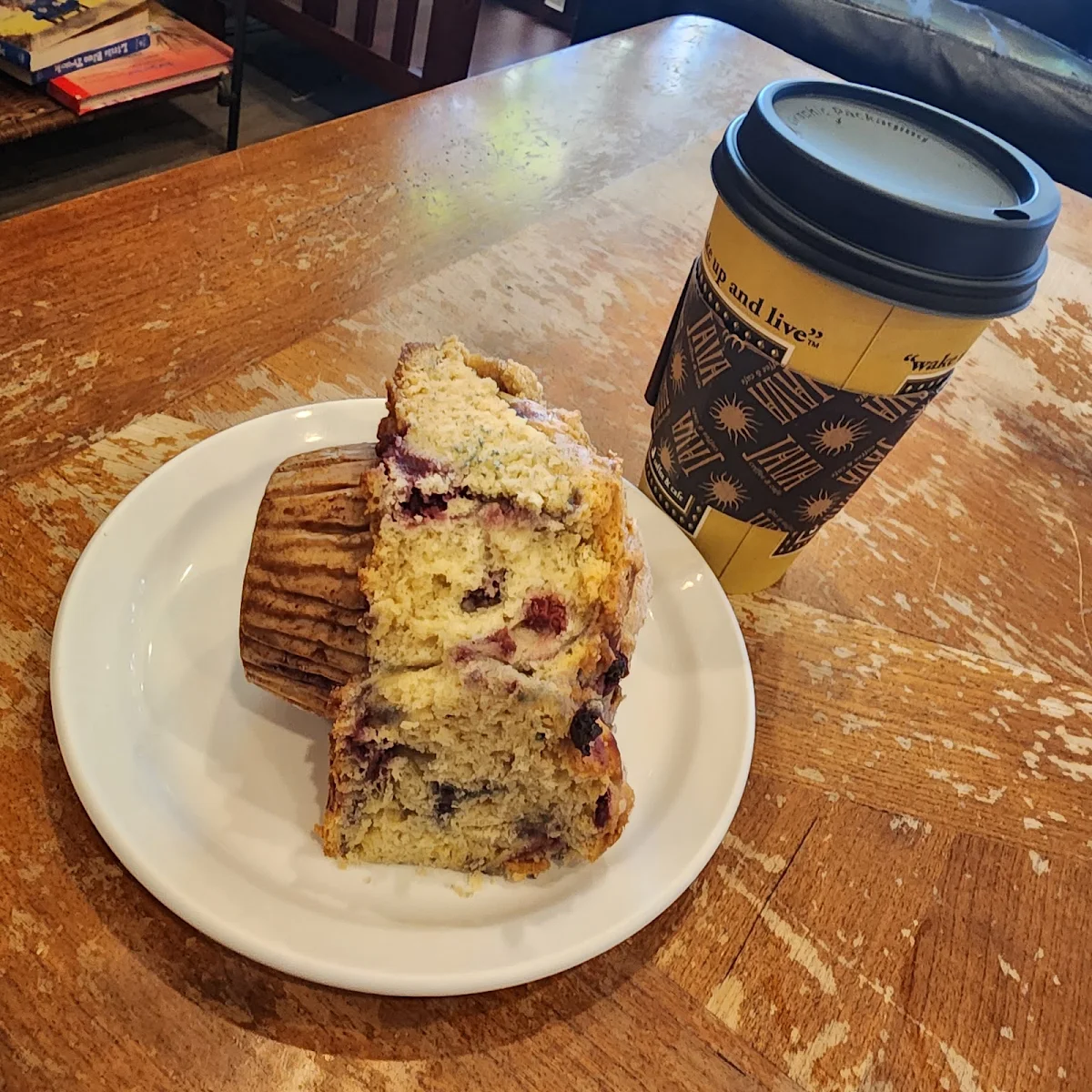 Raspberry Sour Cream Muffin
