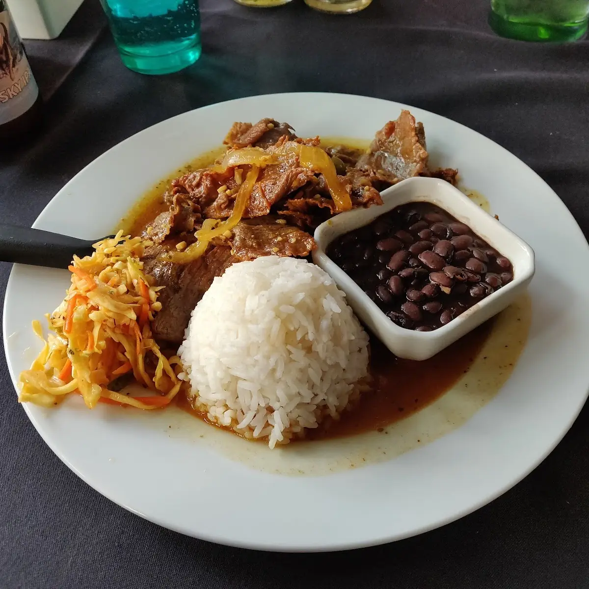 Bistec Cubano Al Mojo Garlic