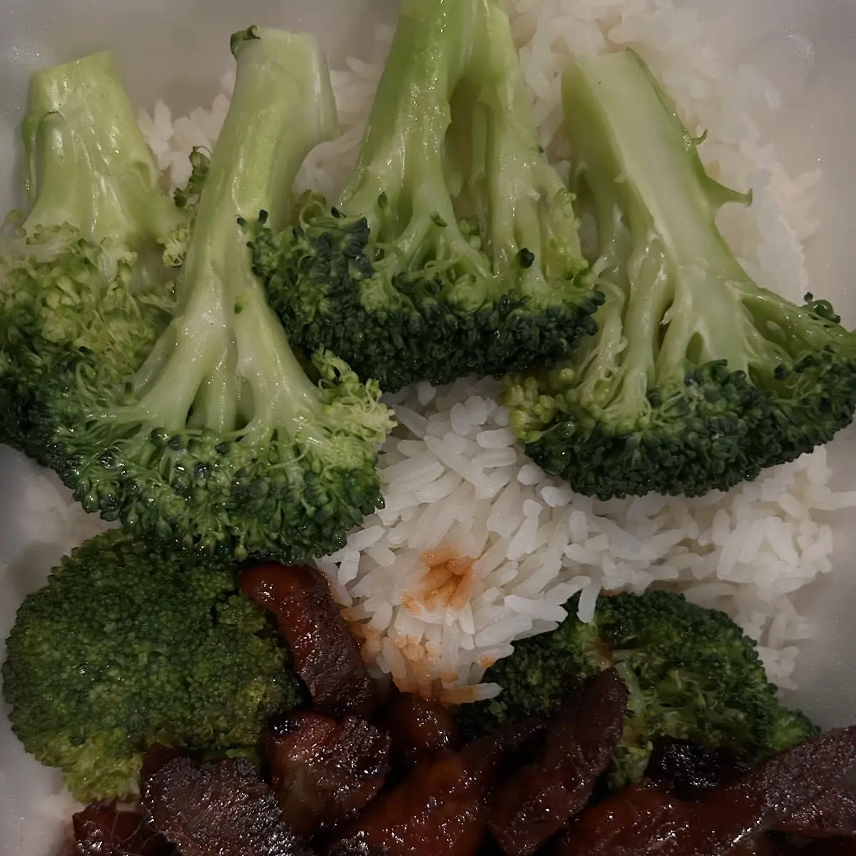 Steamed Chicken or Beef w Broccoli