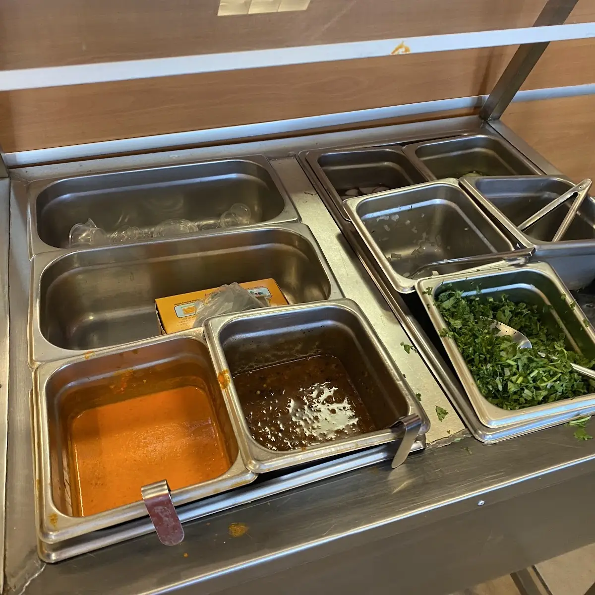 Condiments Bar