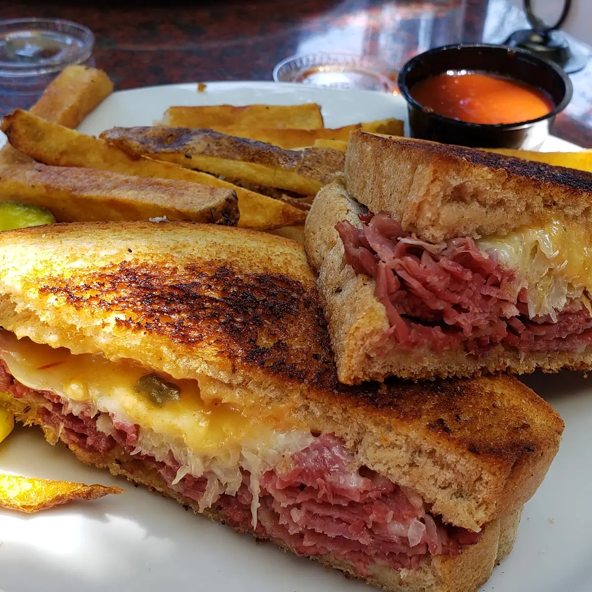 Hot Pastrami Sandwich