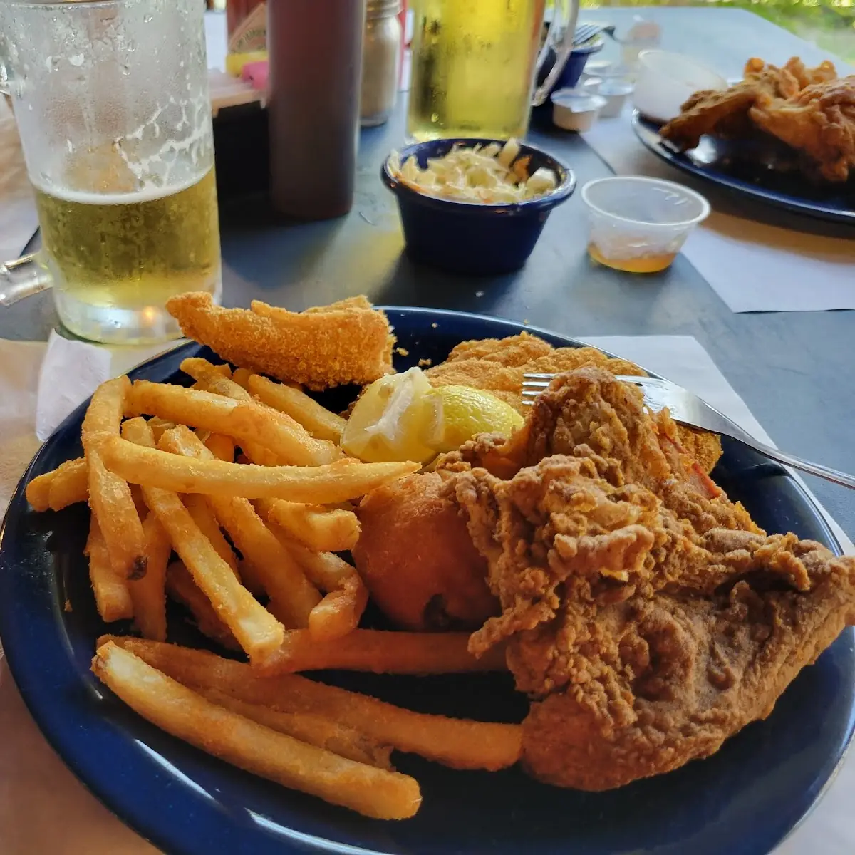 Fried Chicken and Catfish