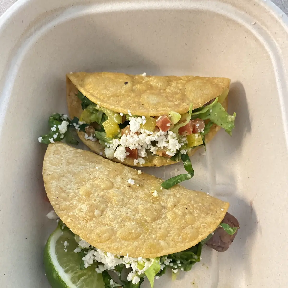 Cilantro Lime Taco with Beef Slices
