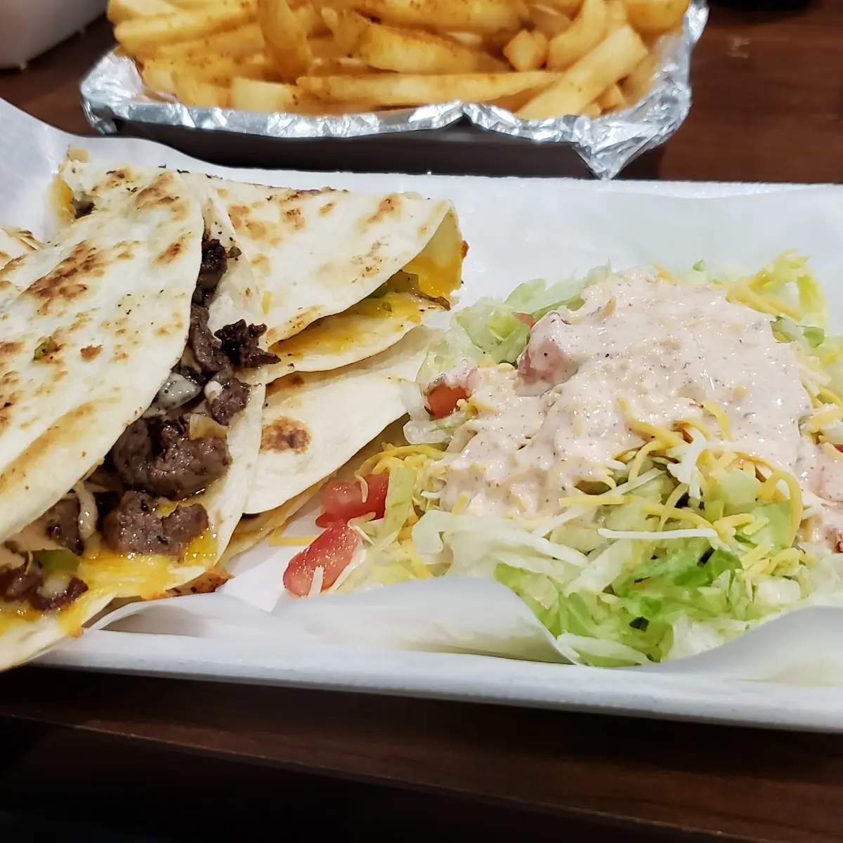 Cheese Quesadilla Combo