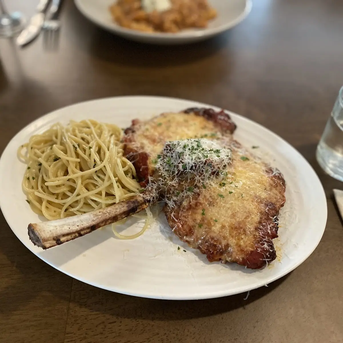 Veal Parmigiana with Pasta