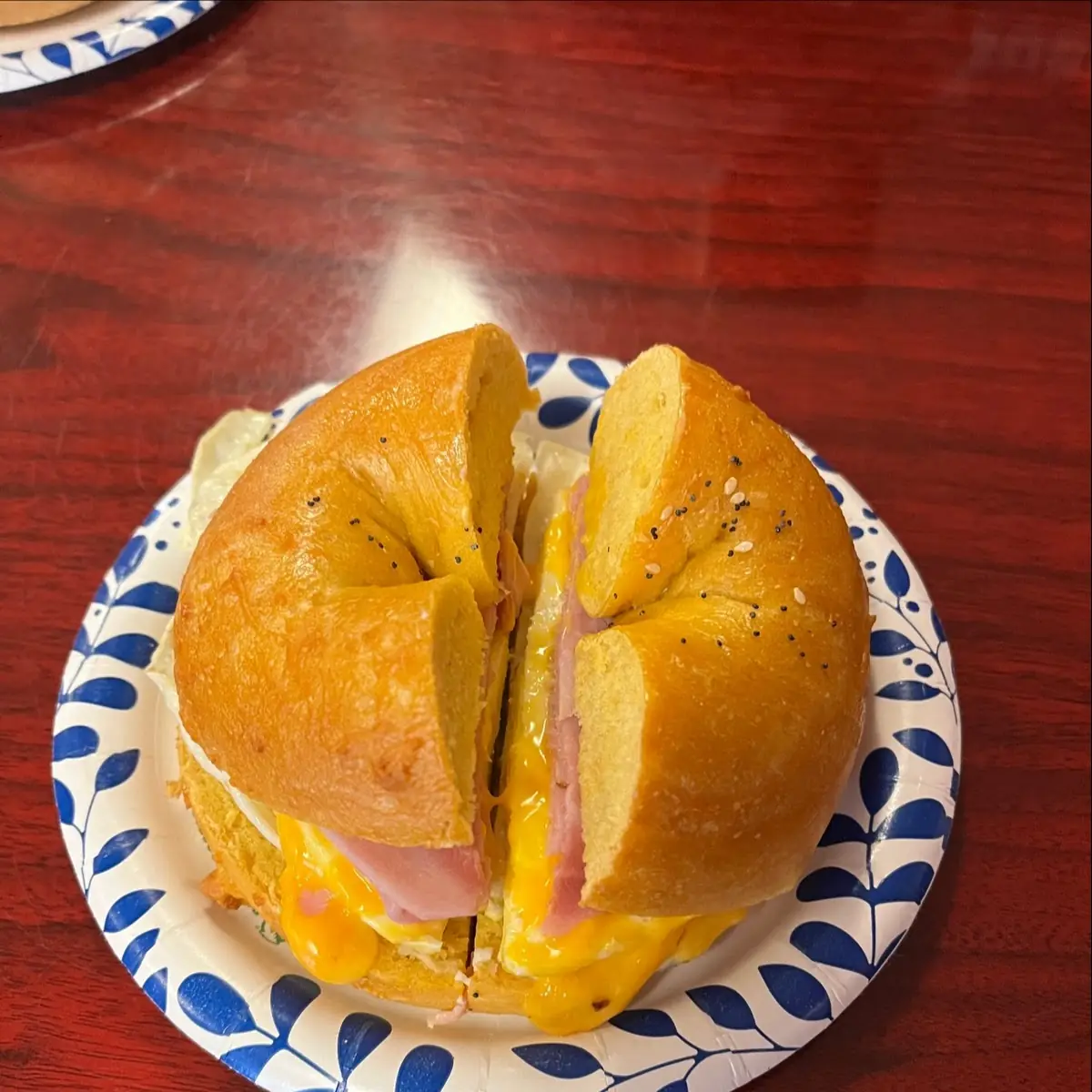 Ham Egg Cheese Sandwich