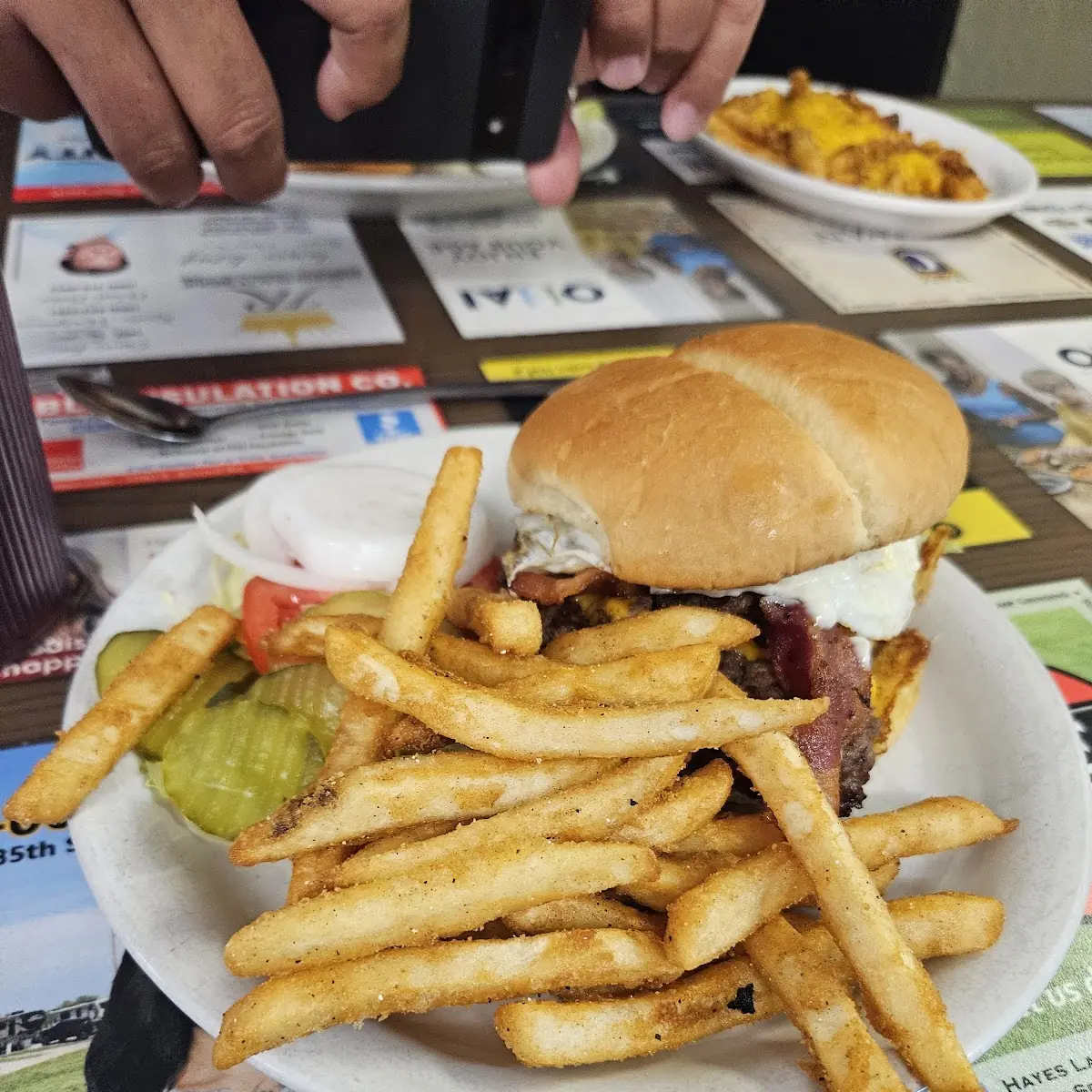 Big Swiss Mushroom Bacon Burger
