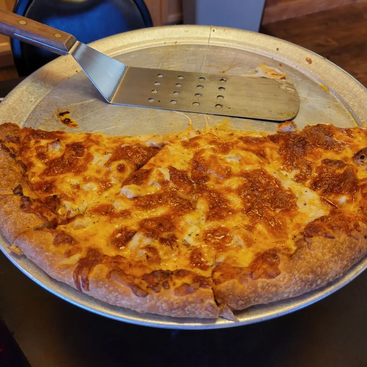 Pepperoni and Chicken Pizza
