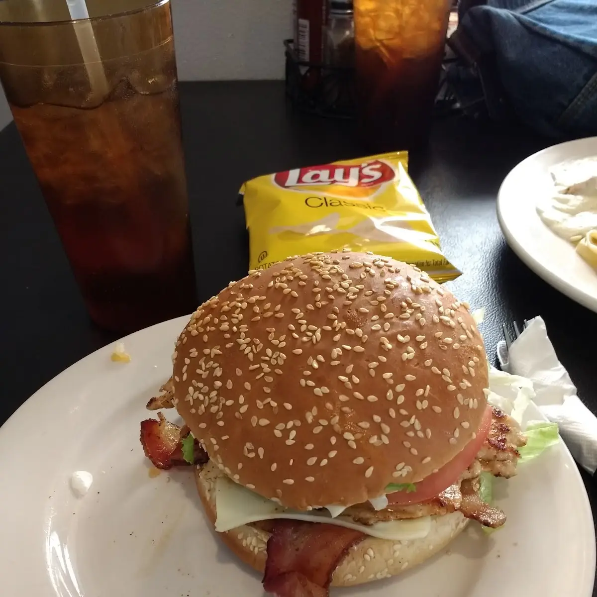 Chicken Bacon Swiss Sandwich