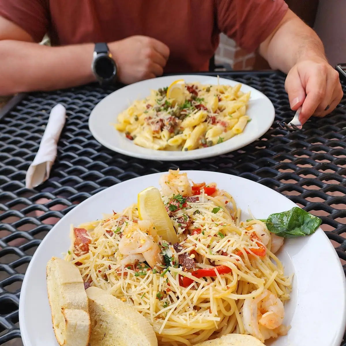 Drunken Shrimp Pasta