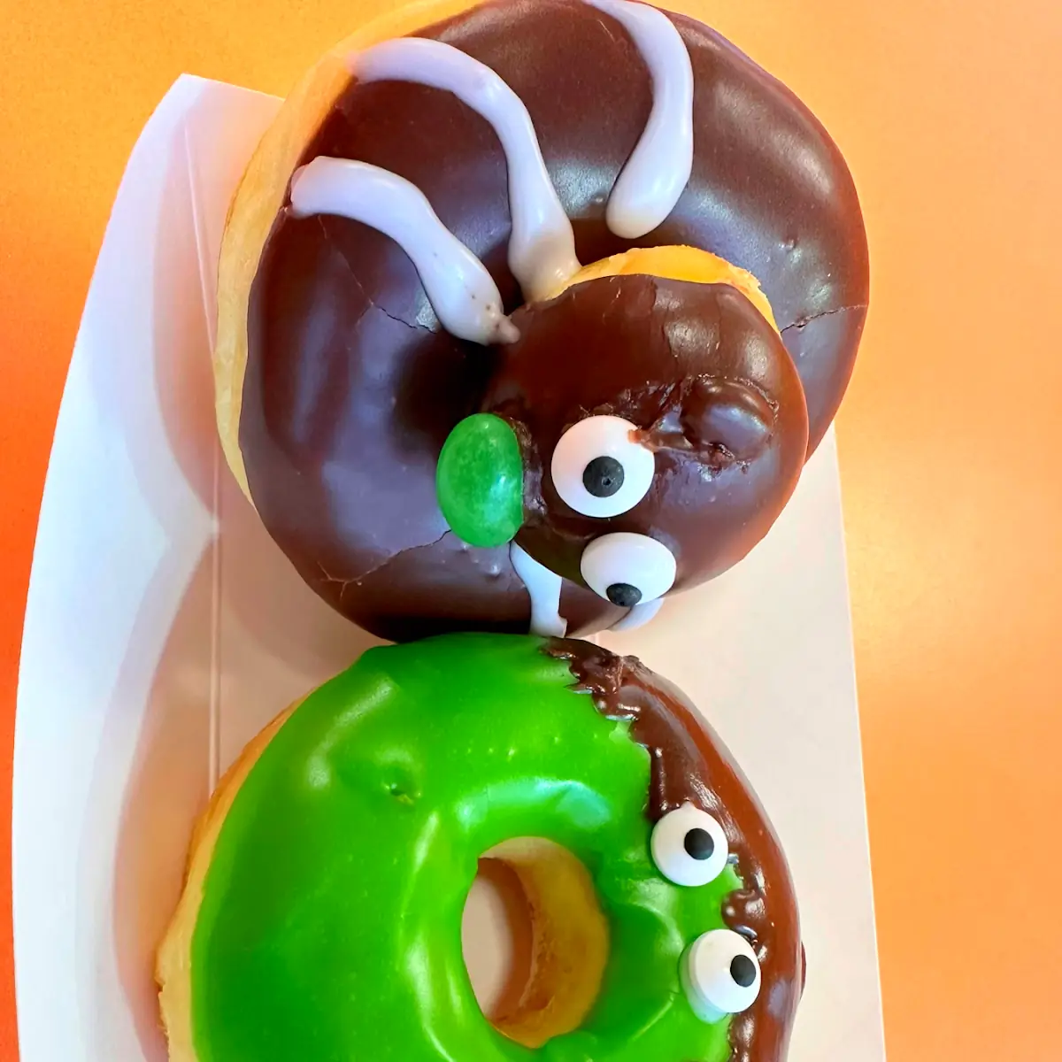 Smiling Glazed Donuts