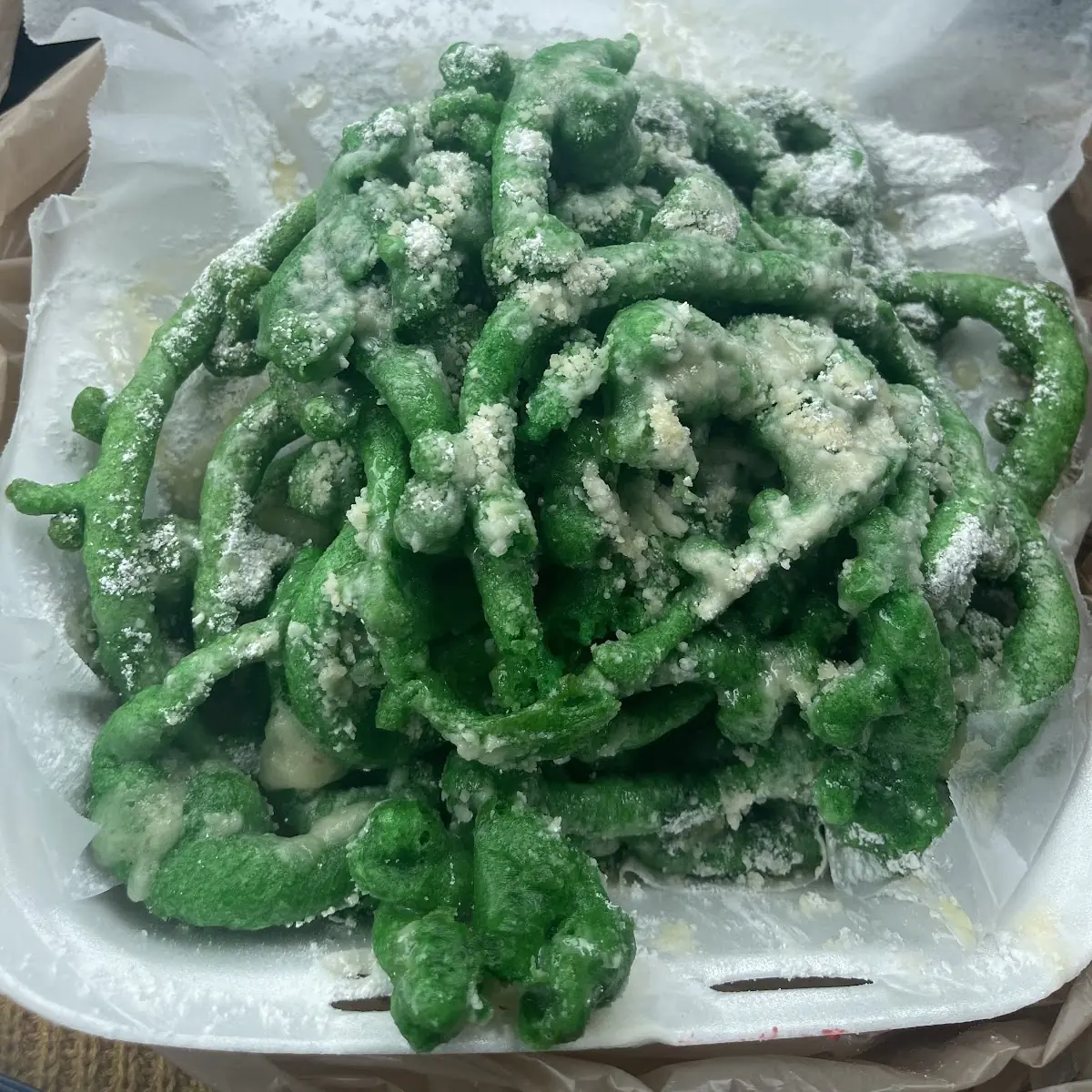 Key Lime Funnel Cake