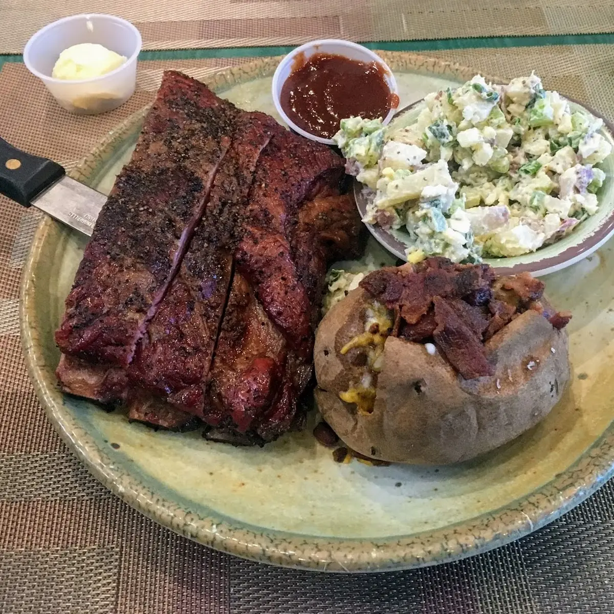 Short Ribs with Potato Salad