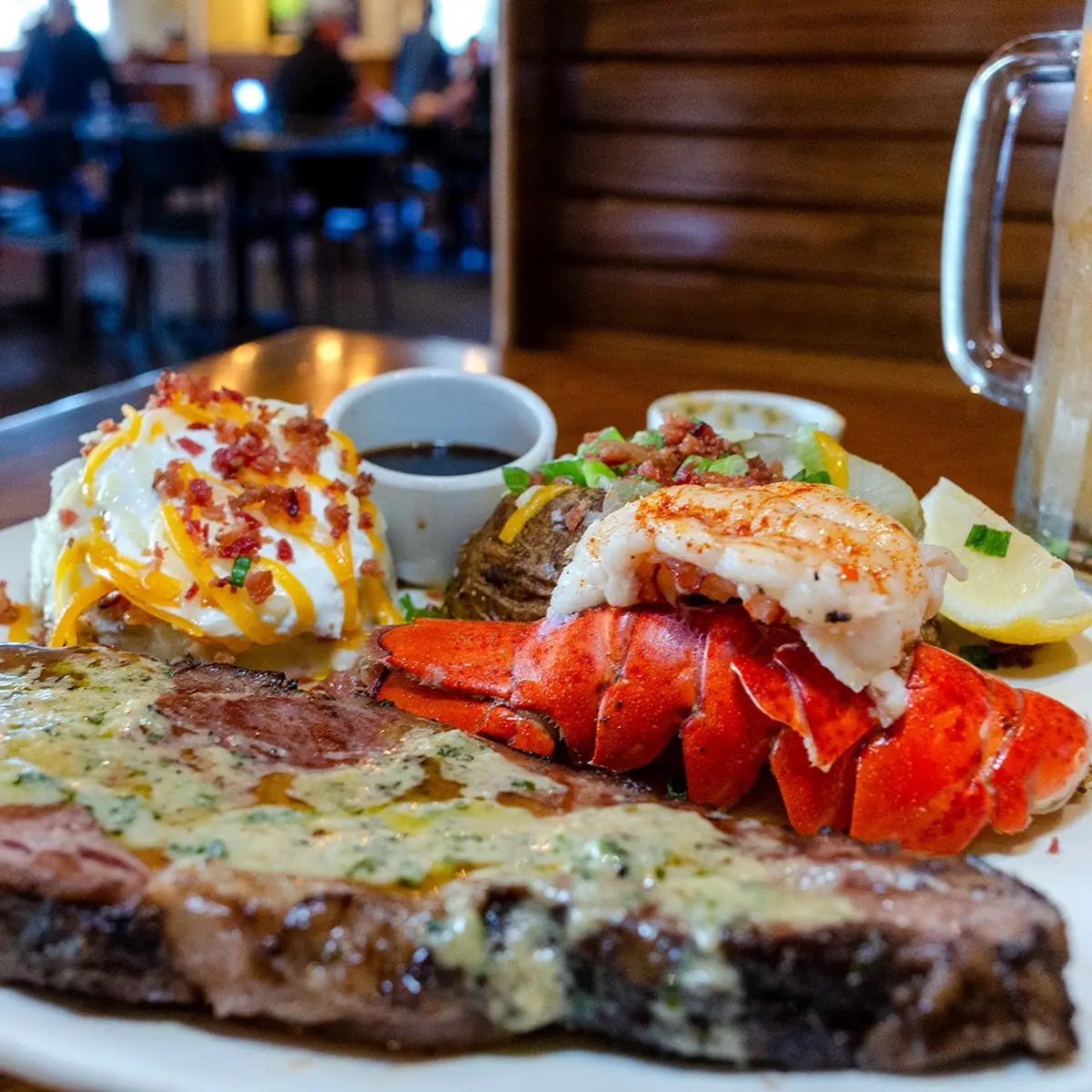 Prime Rib and Lobster Tail