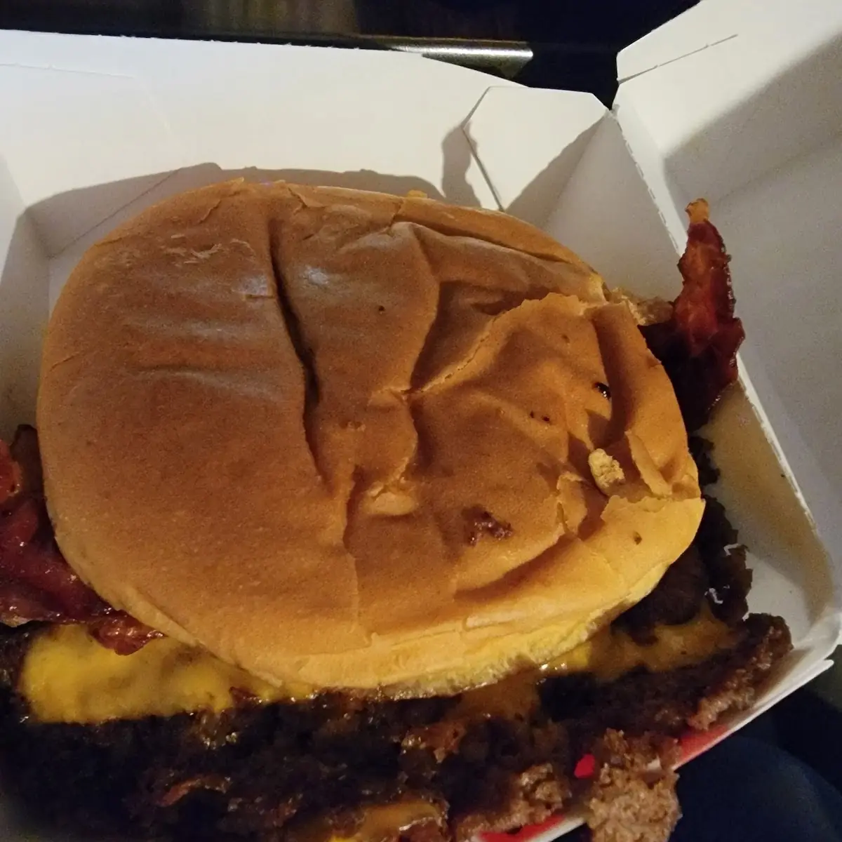 Sad Bacon Cheese Burger