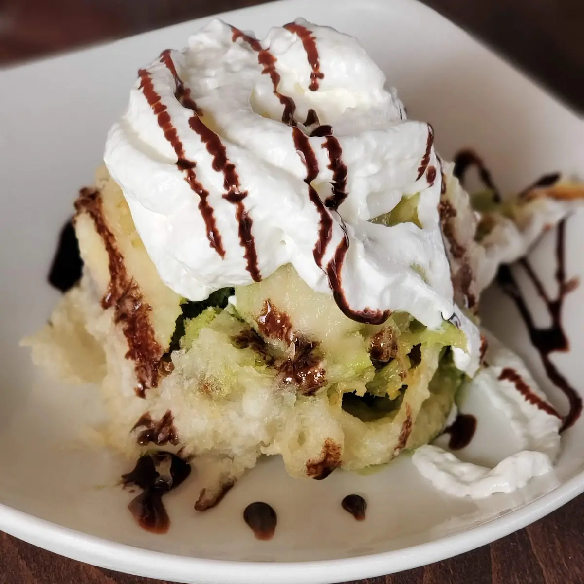 Fried Green Tea Ice Cream