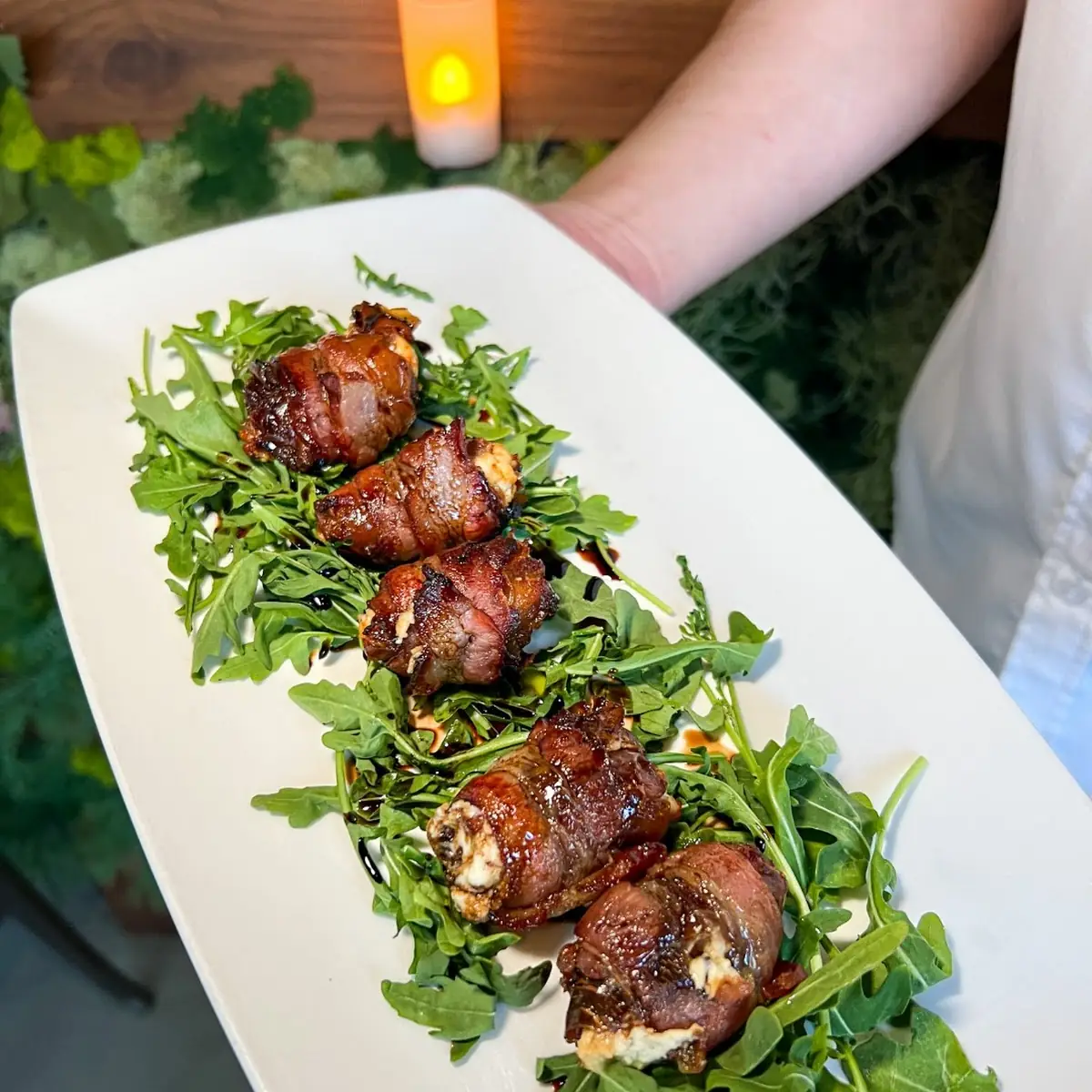 BACON WRAPPED DATES