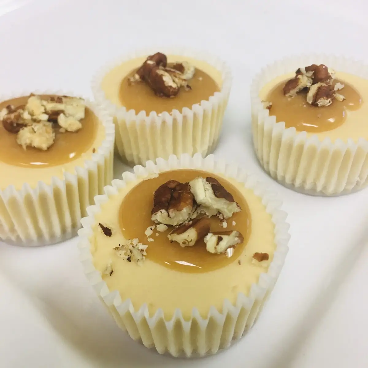 Salted Caramel Cheesecake Minis