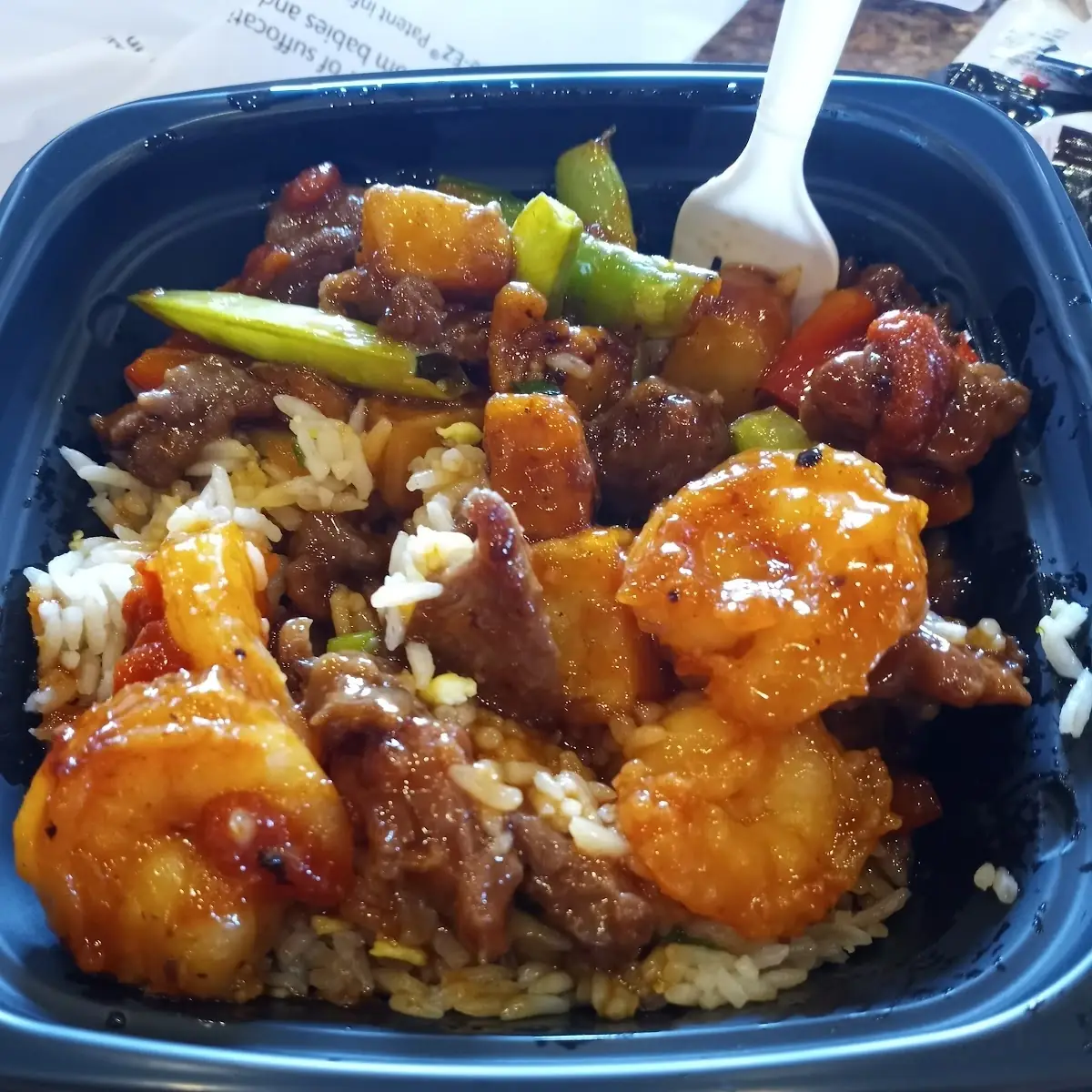 Shrimp and Beef Fried Rice