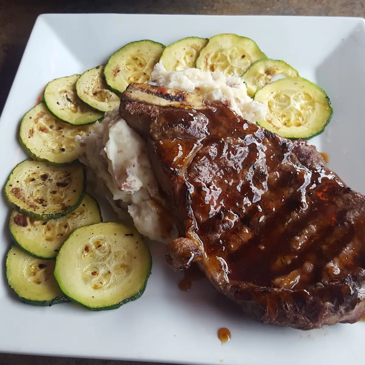 Ribeye and Zucchini