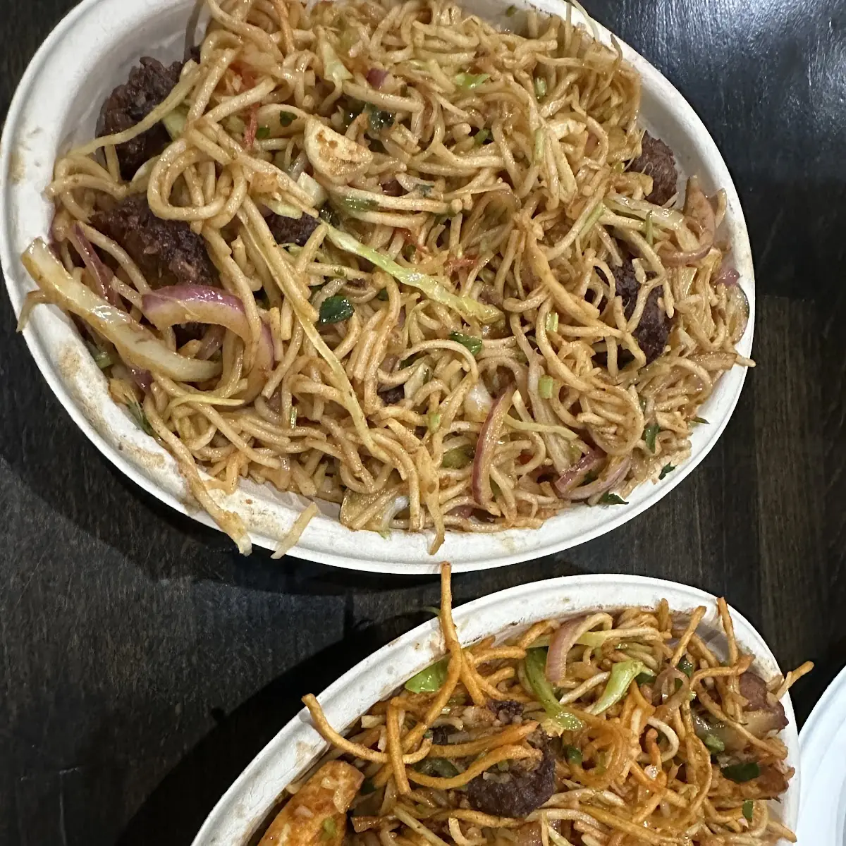 Veg Manchurian Noodles