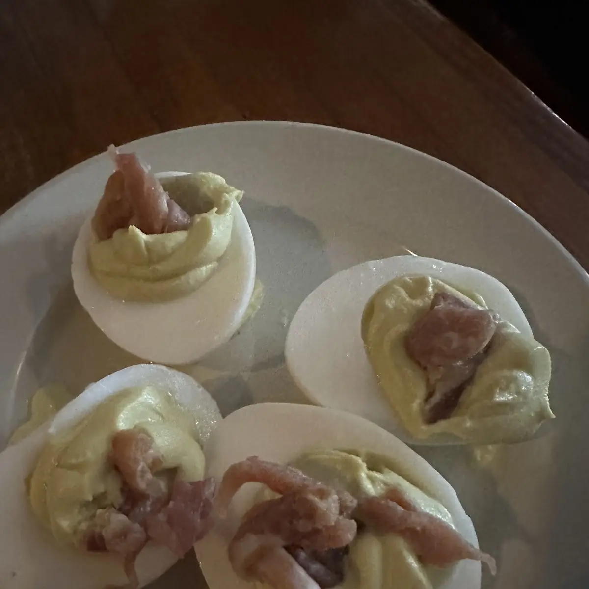 Wasabi Deviled Eggs