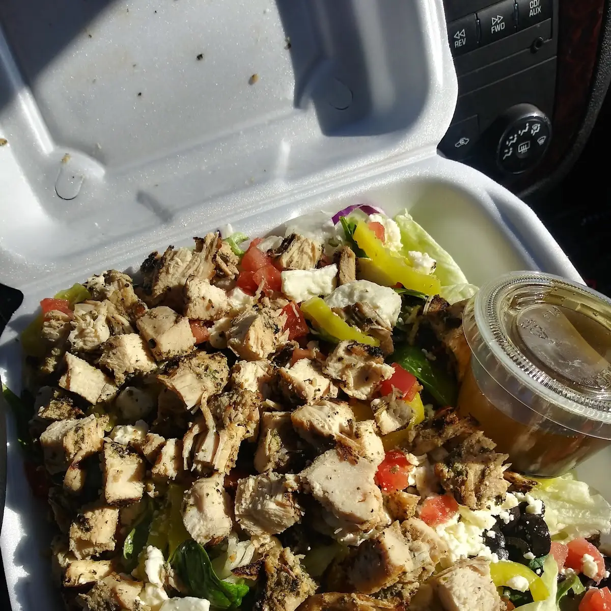 Greek Salad with Grilled Chicken