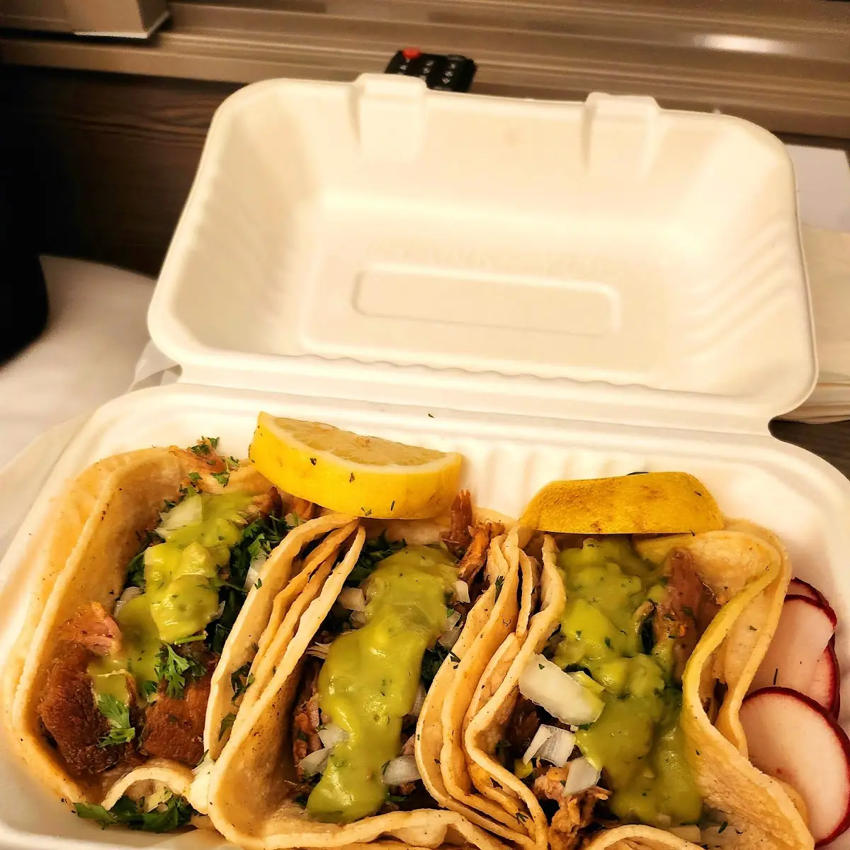 Steak and Al Pastor Tacos