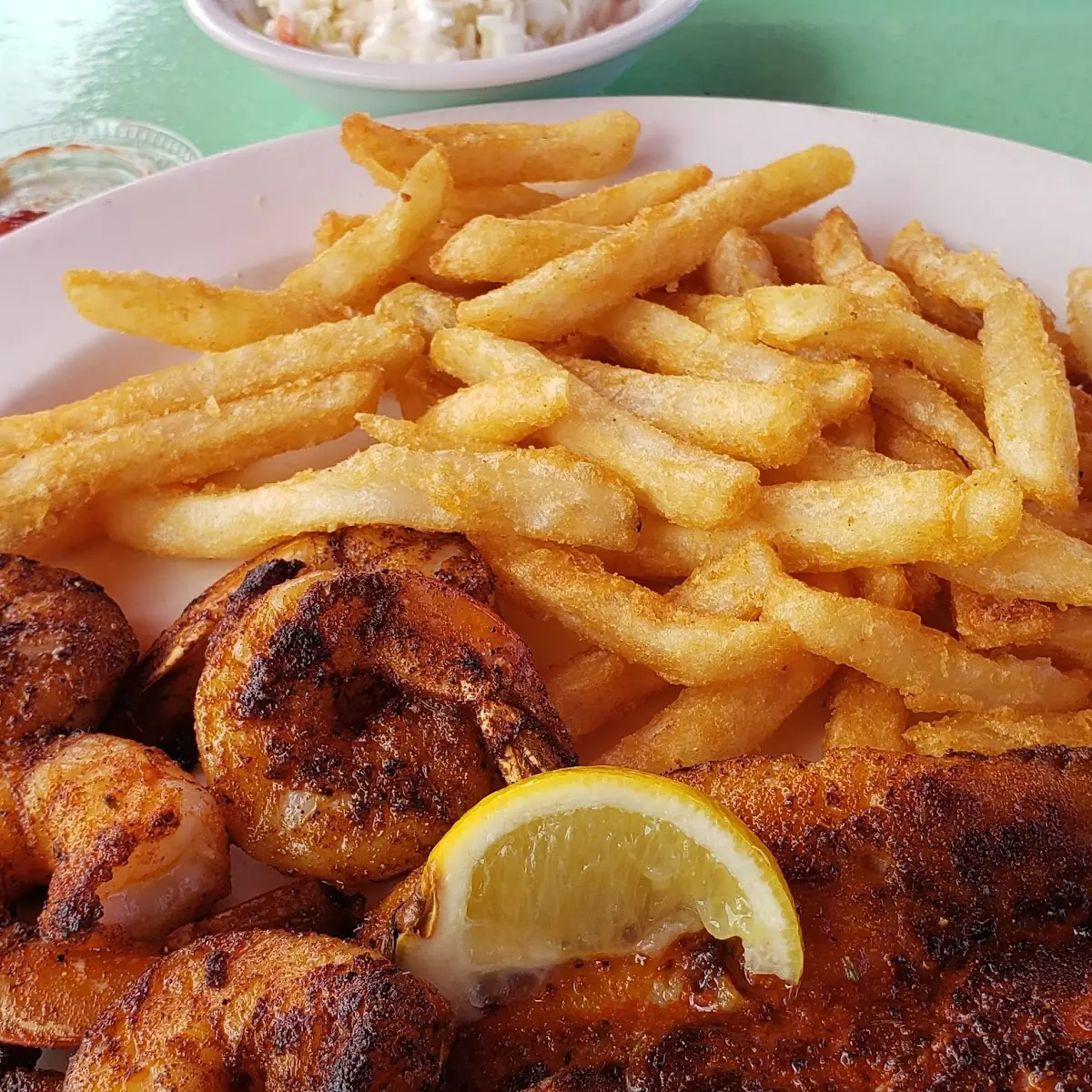Fried Shrimp with Fries