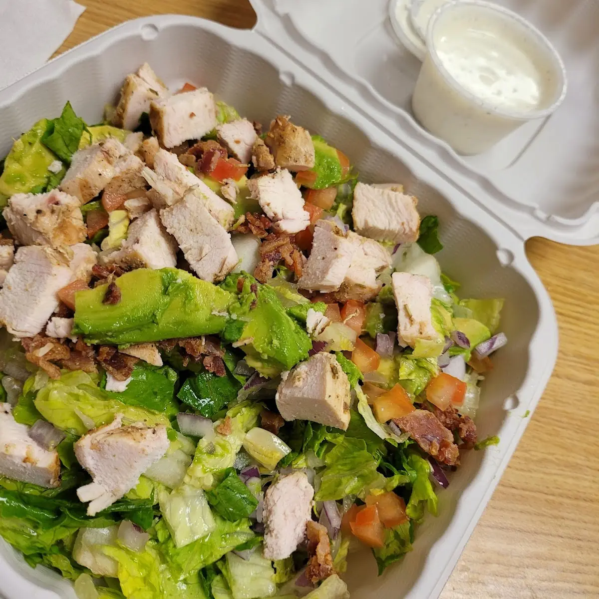 Chicken Avocado Bacon Salad