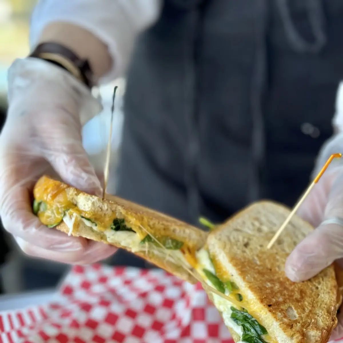Pesto Grilled Cheese
