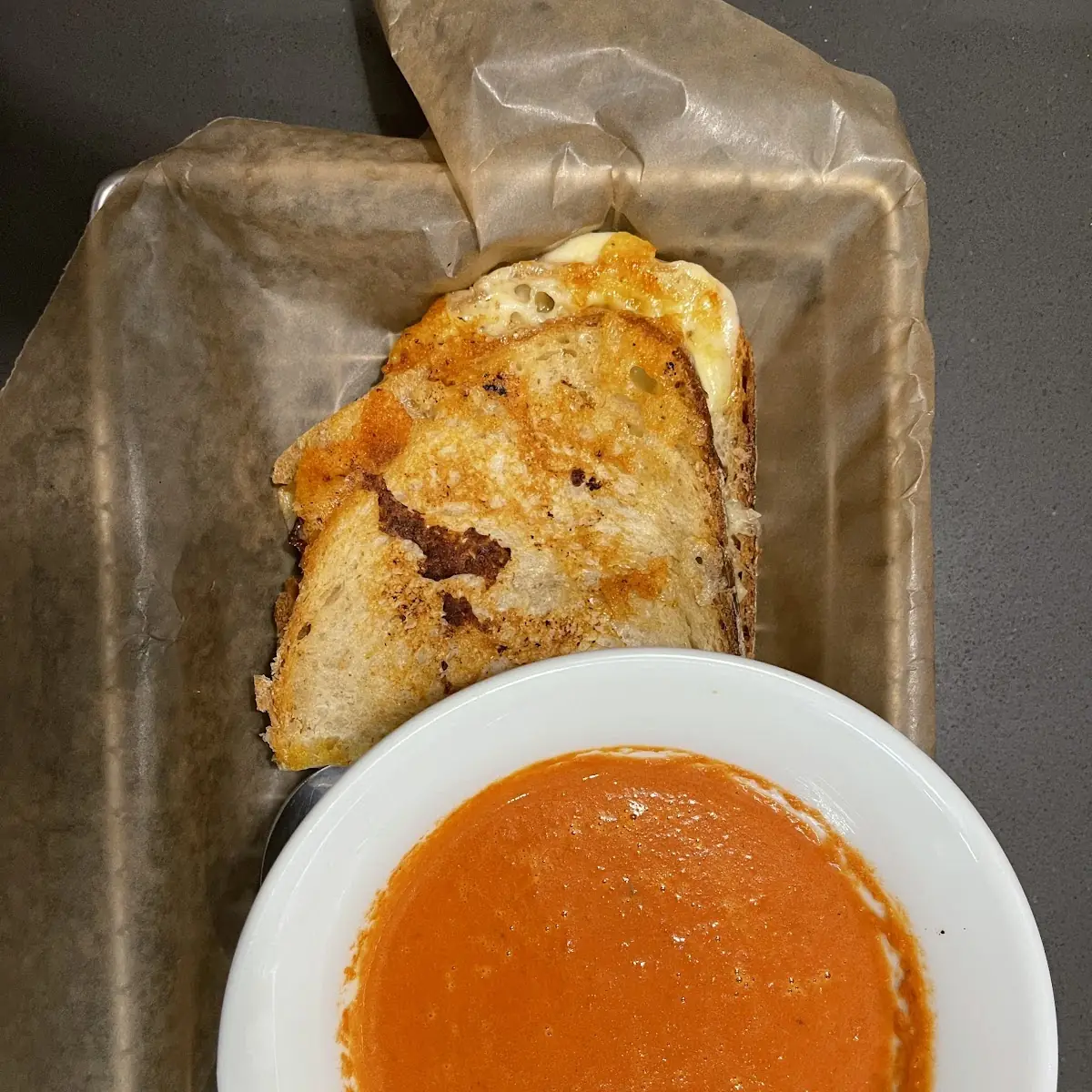 Grilled Cheese & Tomato Soup