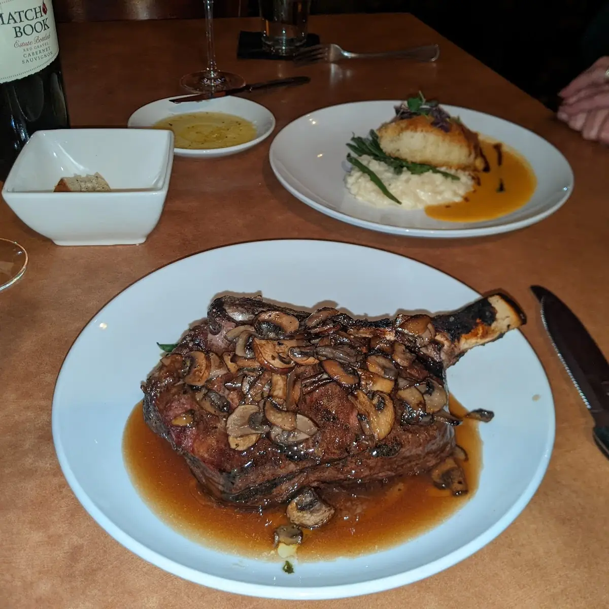 22ounce Ribeye and TNT Grouper