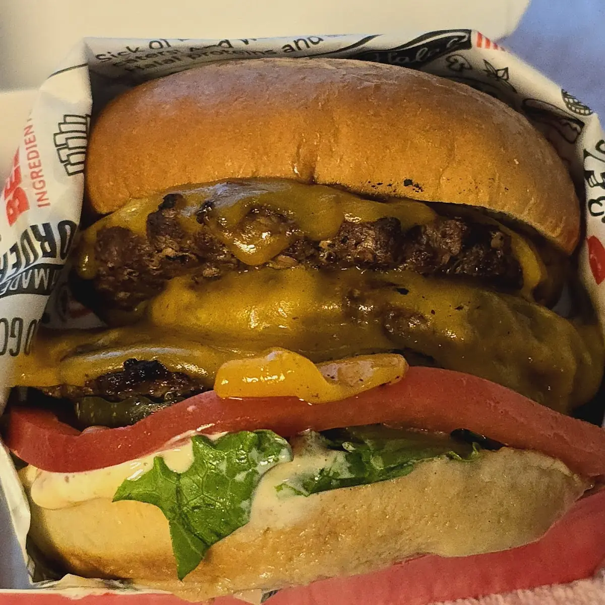 B'IGI Double Burger Plus Extra Patty