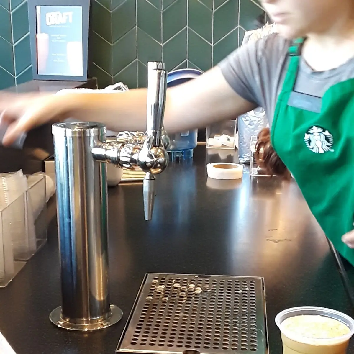 Nitro Cold Brew Coffee on Draft