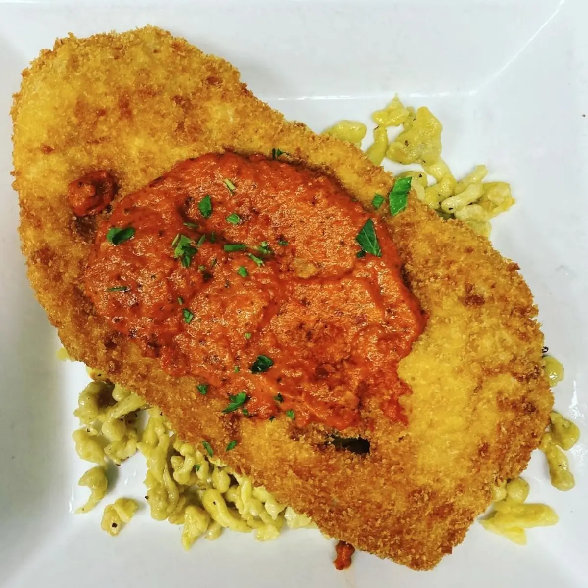 Chicken Fried Pork Schnitzel