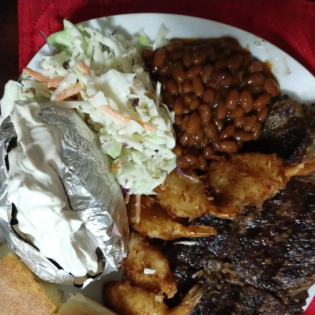 1 200's Big BBQ Plate