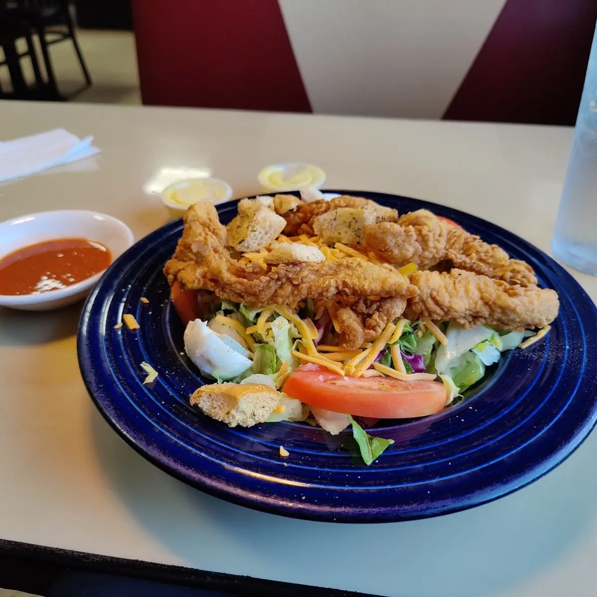 Buffalo Fried Chicken Chef Salad