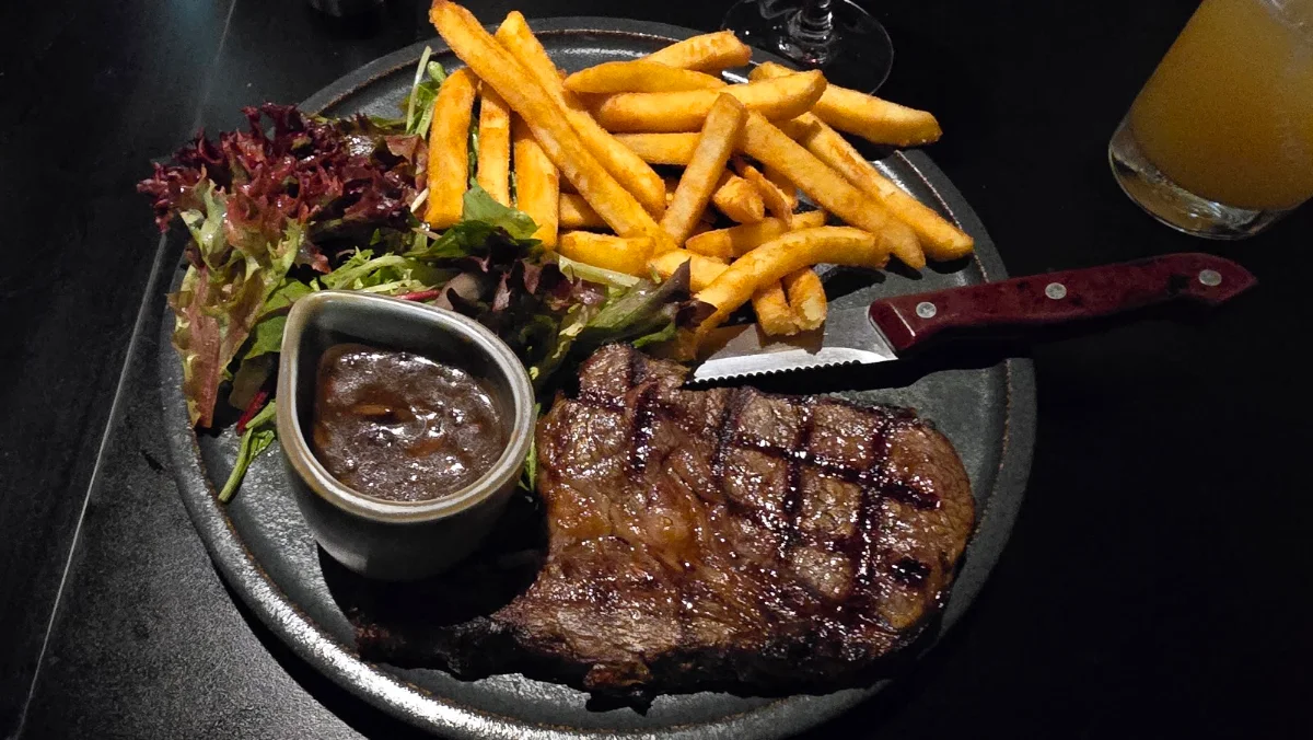 300gm Rib Eye, Urban Alley Brewery Knox